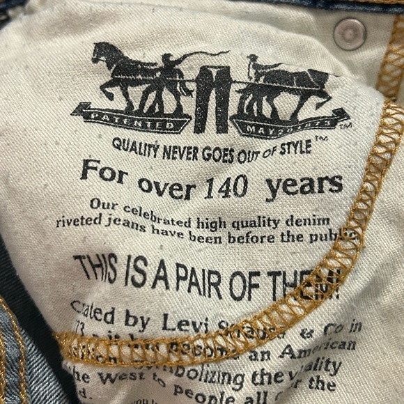 Levi Strauss 511 Slim Fit Straight Distressed Men's Jeans ~ Used ~ Size: 30X32 - Picture 11 of 15